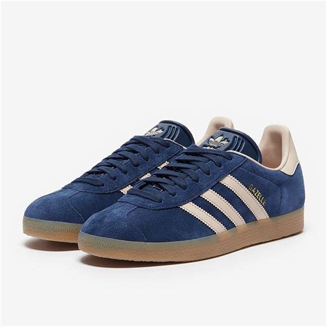 adidas originals gazelle trainers in taupe and indigo|adidas gazelle og shoes.